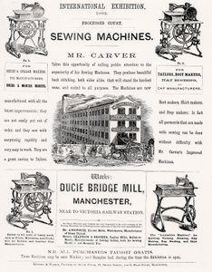 Advertisement for the International Exhibition of Mr Carver